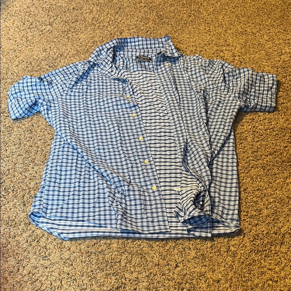 Men’s chaps short sleeve button down